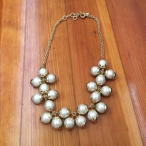 J. Crew Floating Pearl Necklace